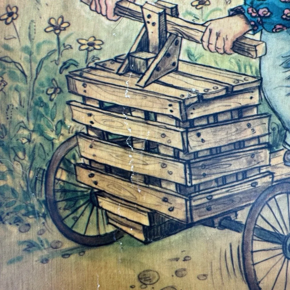 Vintage Children Wall Art Plaques Set of 3 Nostalgic Storybook Style Decor‎